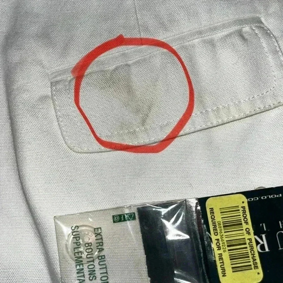 Lauren Ralph Lauren NWT small flaw button front Jacket with pockets - Picture 4 of 11